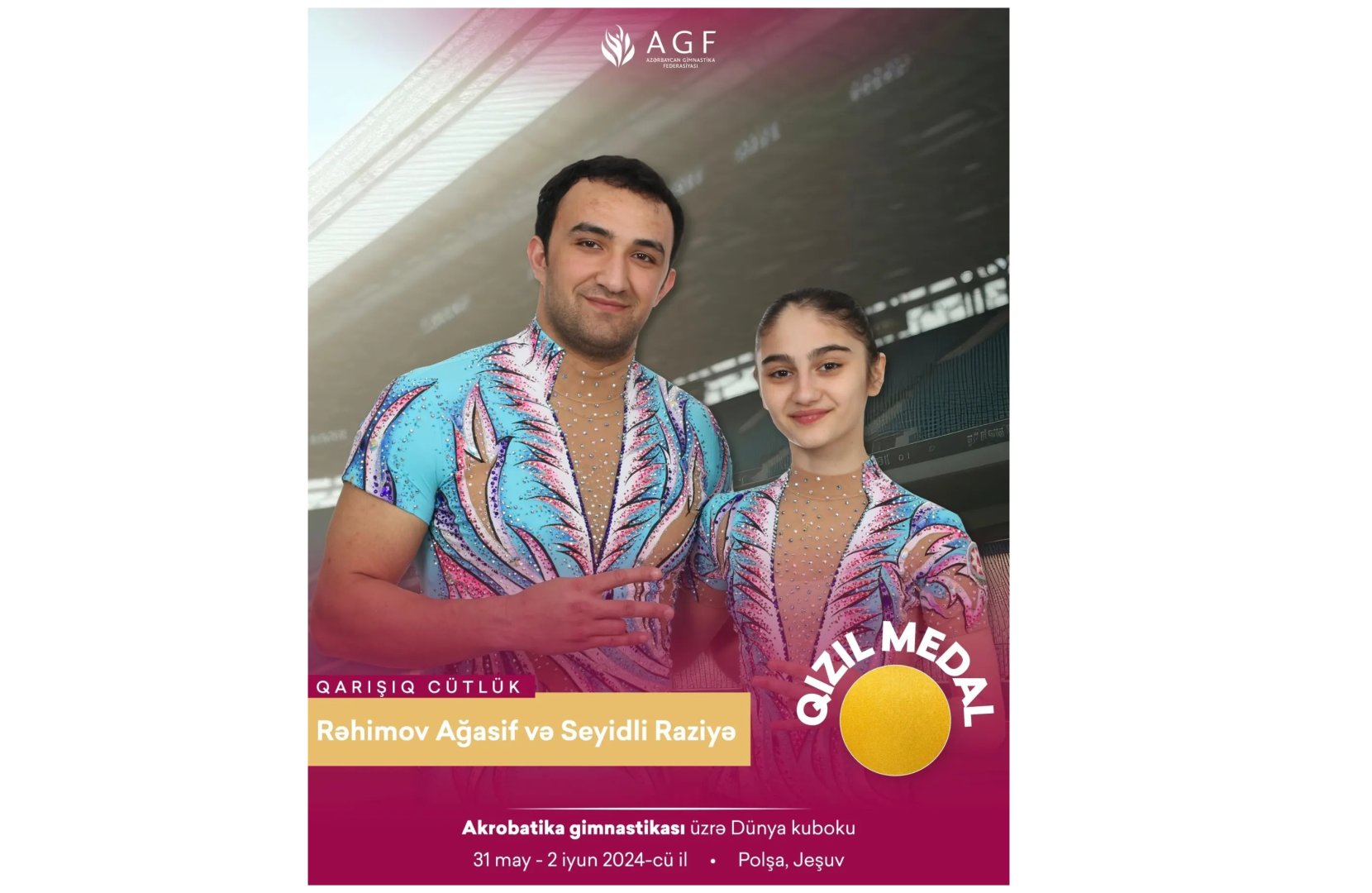 Azerbaijani gymnasts win medals at World Cup and international tournament in Poland (PHOTO)
