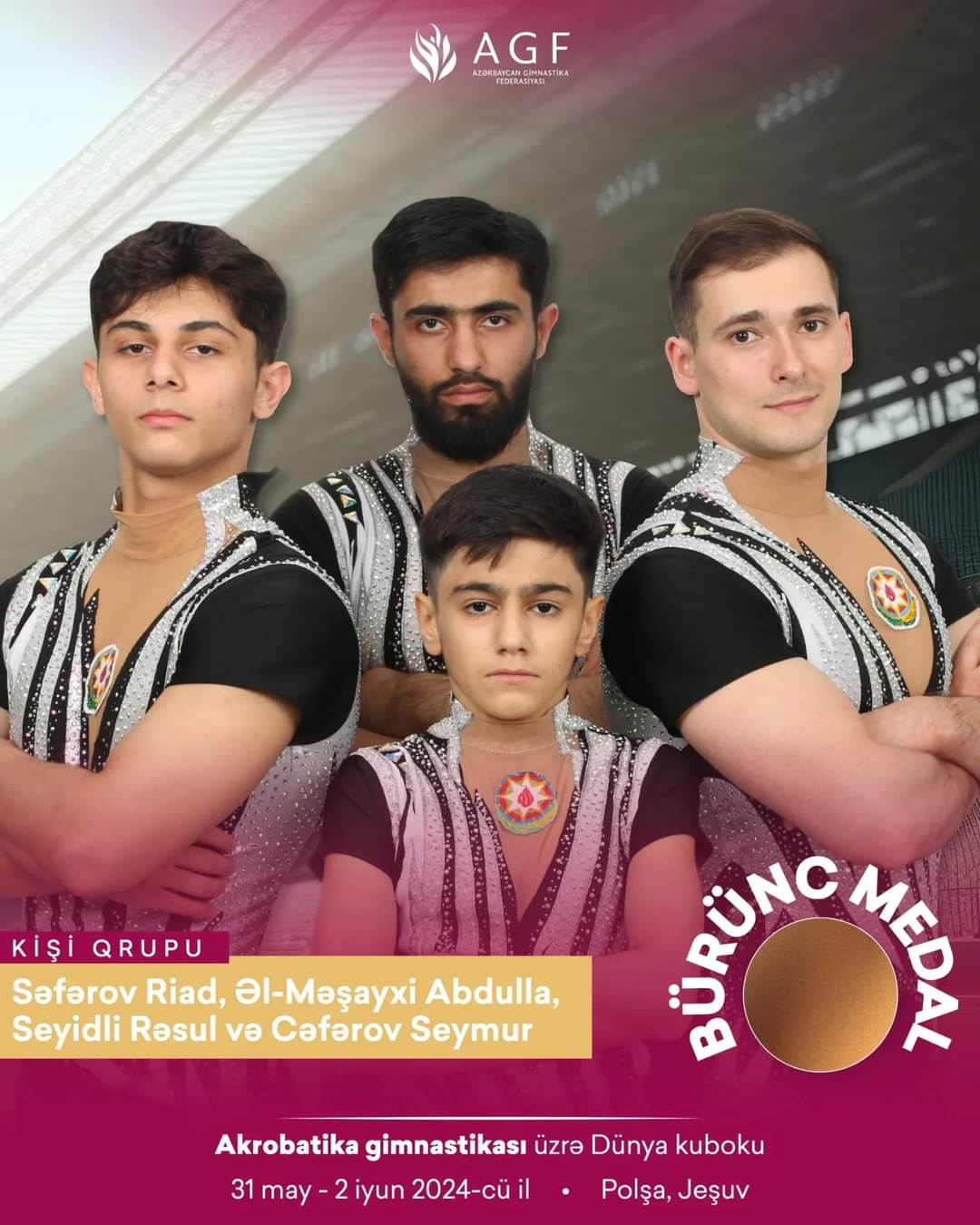 Azerbaijani gymnasts win medals at World Cup and international tournament in Poland (PHOTO)