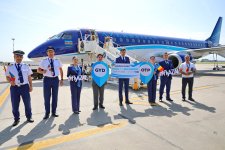 Ceremonial event in Bucharest welcomes AZAL's inaugural flight (PHOTO)