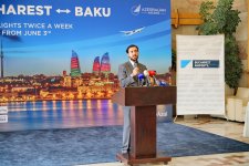 Ceremonial event in Bucharest welcomes AZAL's inaugural flight (PHOTO)