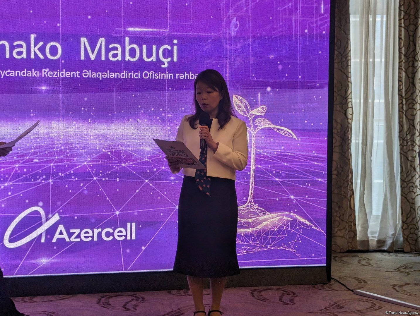 Мобильная индустрия поспособствует достижению целей Азербайджана, поставленных на 2030 год - Канако Мабучи