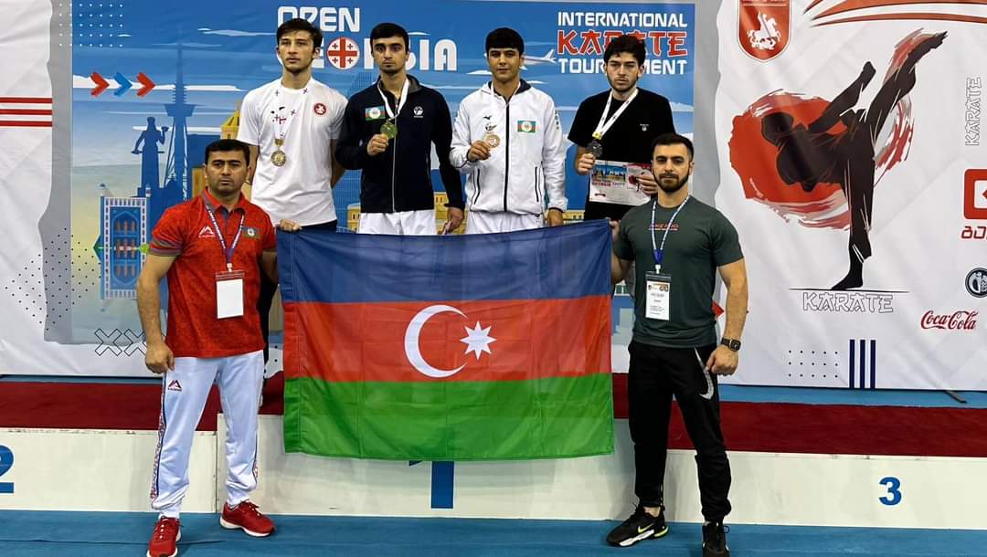 Азербайджанские каратисты завоевали 13 медалей на турнире Open Georgia (ФОТО)