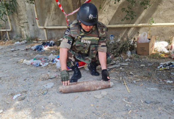 Ammunition discovered on territory of Azerbaijan's Sumgayit