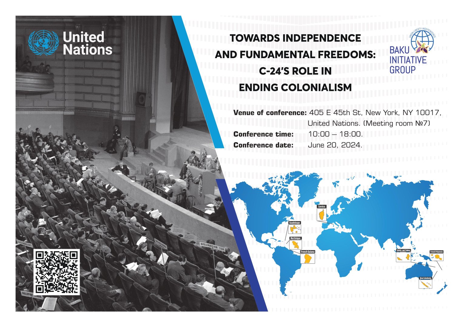 В штаб-квартире ООН пройдет конференция Бакинской инициативной группы (ФОТО)