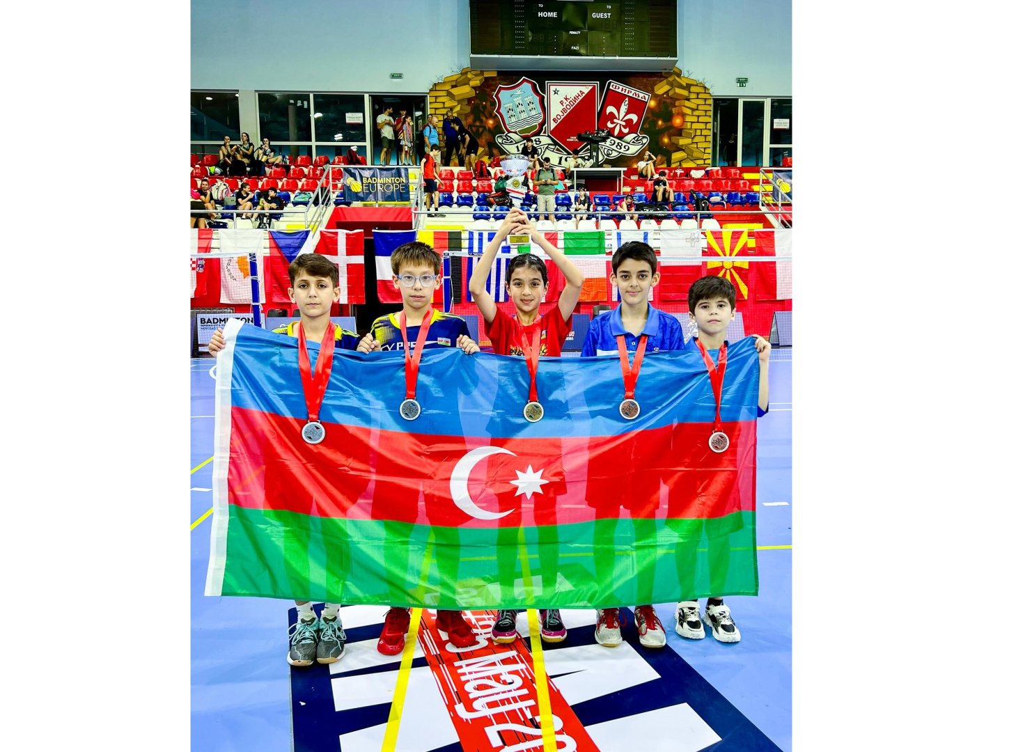 Азербайджанские бадминтонисты вернулись из Нови-Сада с 4 медалями (ФОТО)