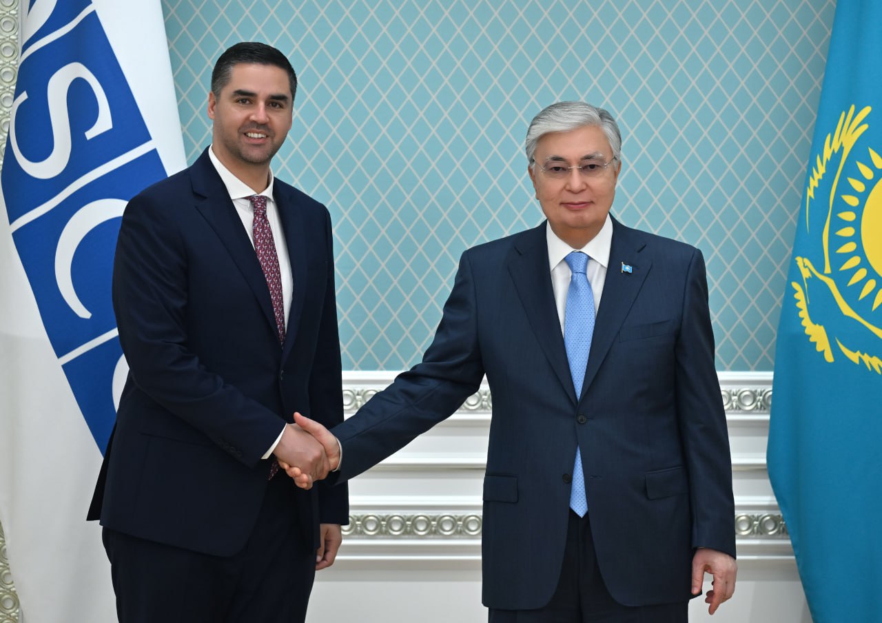 Kazakh leader and OSCE's chairperson-in-office discuss bilateral agenda