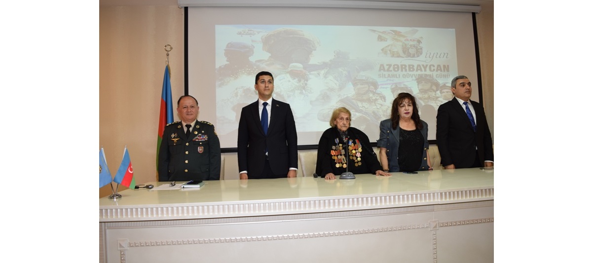 В Организации ветеранов войны, труда и ВС Азербайджана состоялось мероприятие, посвященное Дню Вооруженных сил (ФОТО)