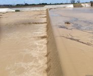 Araz çayında suyun səviyyəsi artıb (FOTO