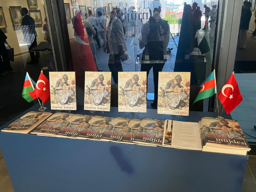 В Стамбуле открылась выставка азербайджанского художника Эльданиза Бабаева (ФОТО)