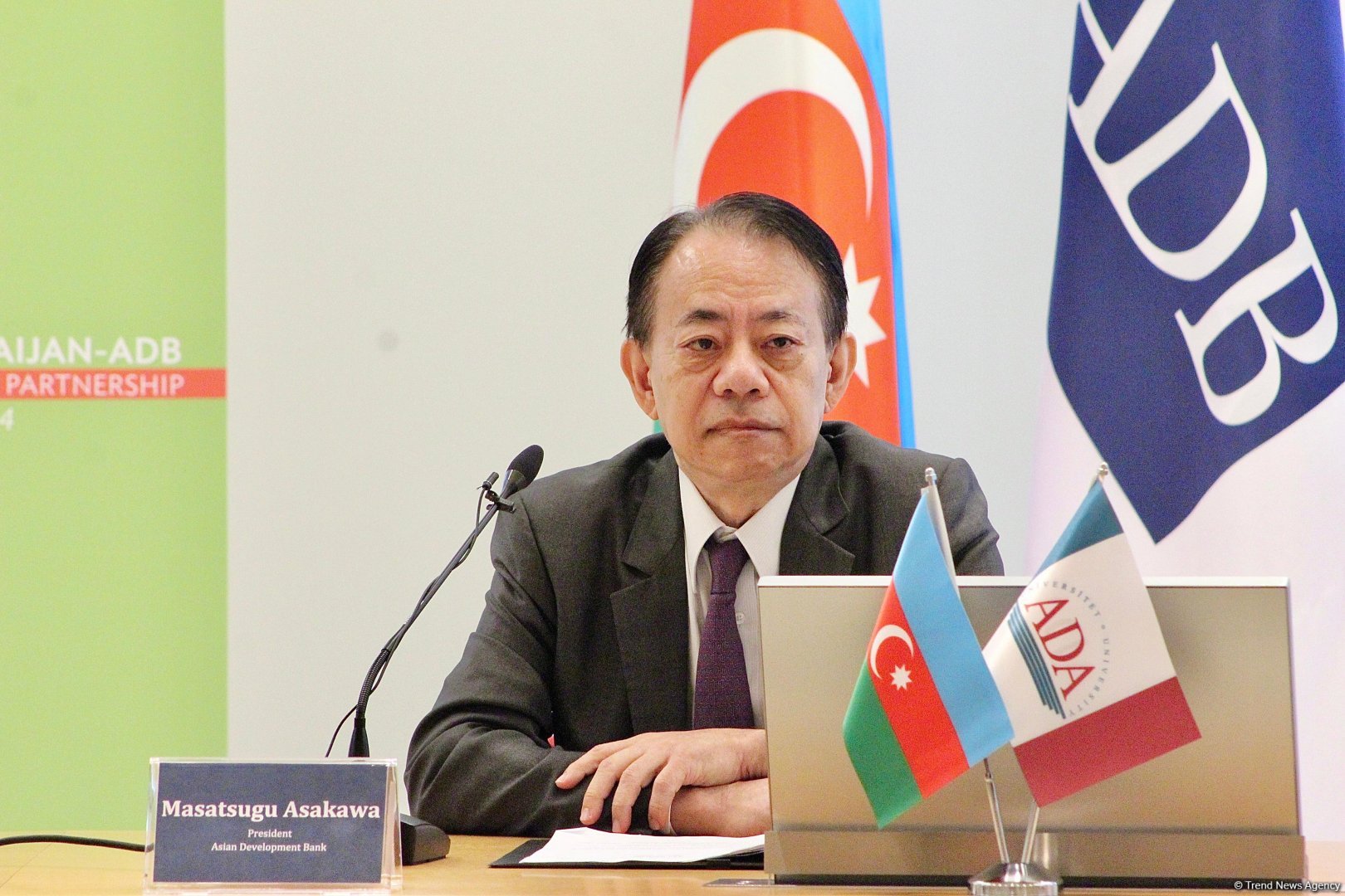 ADB president talks Azerbaijan's water problems, renewable energy growth top scores