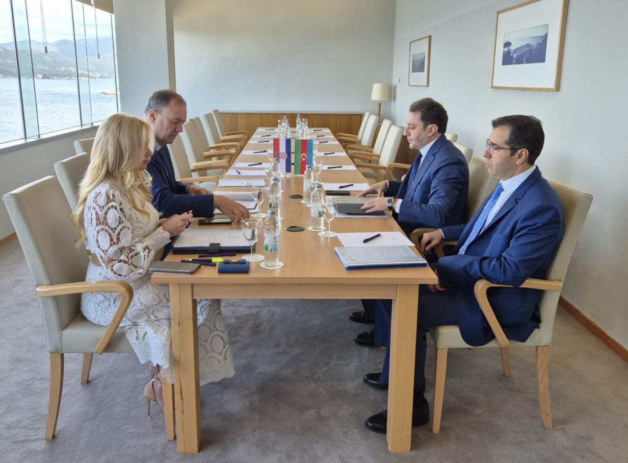 Замминистра иностранных дел Азербайджана Эльнур Мамедов провел деловые встречи в Хорватии (ФОТО)