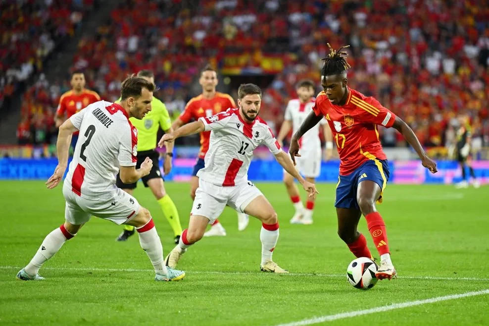 Сборная Грузии проиграла испанцам и не сумела выйти в четвертьфинал чемпионата Европы (ВИДЕО)