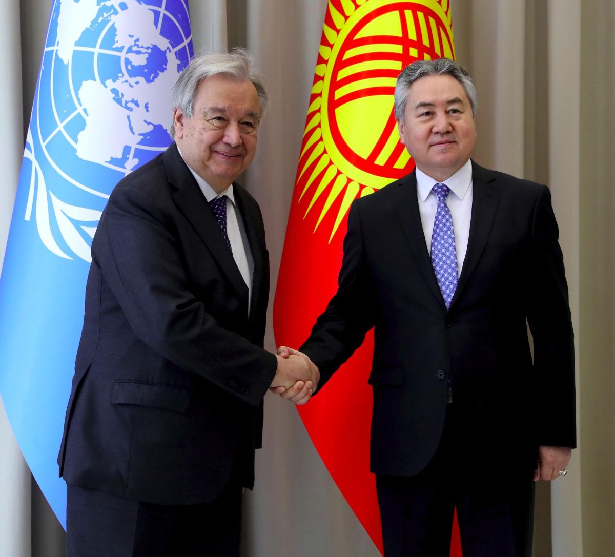 Guterres commends strong collaboration between UN and Kyrgyzstan