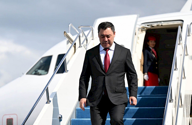 Президент Кыргызстана прибыл в Казахстан