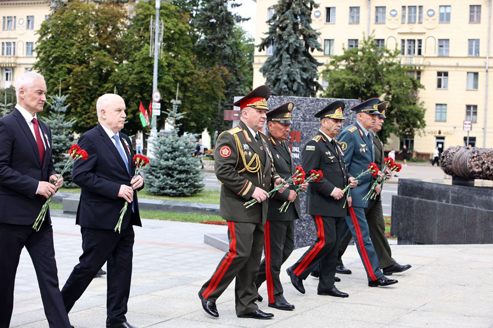 Zakir Həsənov Belarusda keçirilən tədbirlərdə iştirak edib (FOTO)