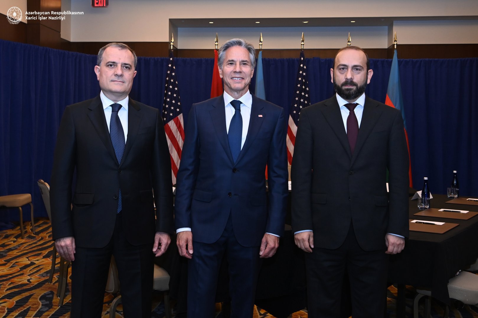 В Вашингтоне проходит встреча глав МИД Азербайджана и Армении с участием госсекретаря США (ФОТО)