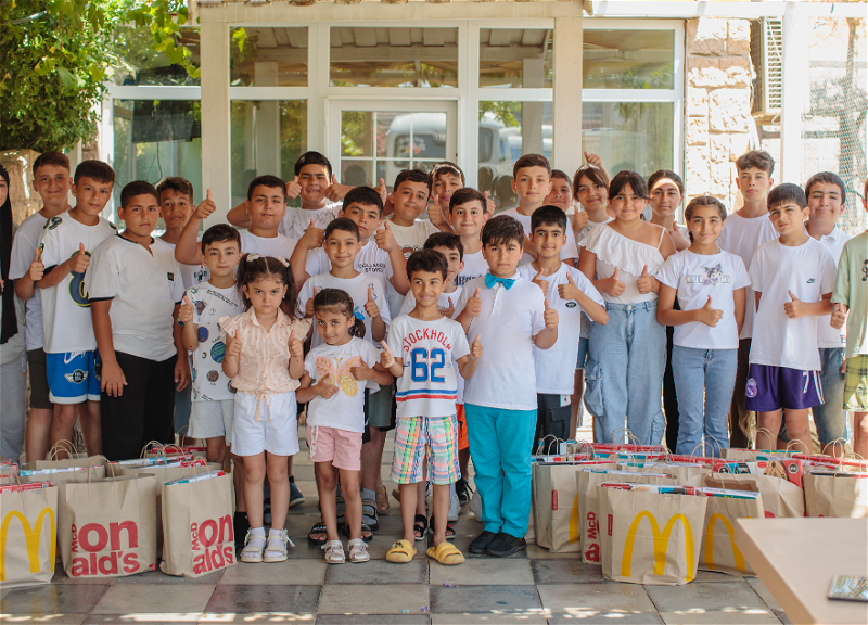 «McDonald’s Azərbaycan» и ГФСЗ организовали для детей ветеранов 44-дневной Отечественной войны незабываемый отдых в летнем лагере (ФОТО)