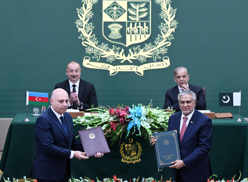 Состоялась церемония обмена подписанными документами между Азербайджаном и Пакистаном (ФОТО)