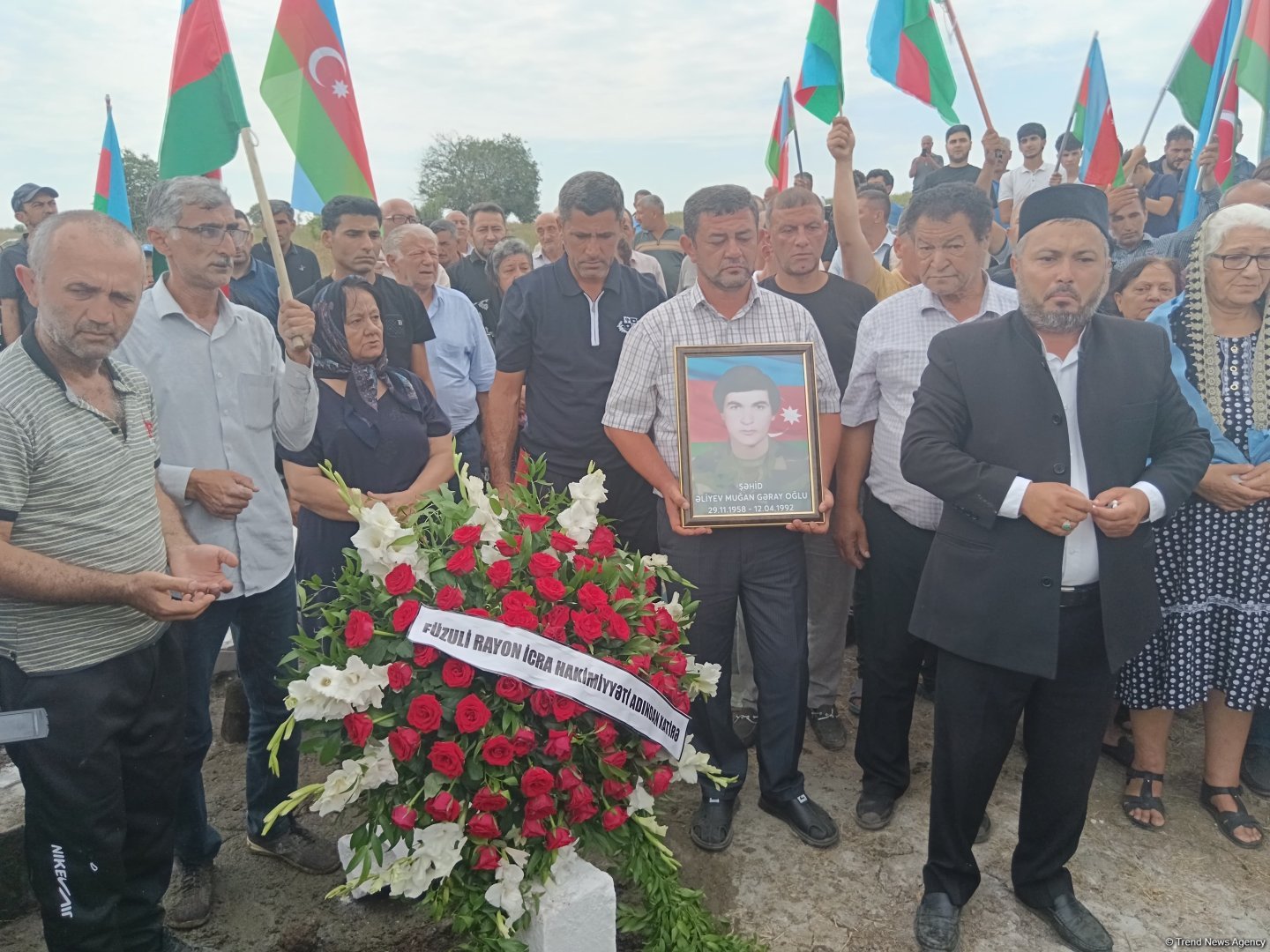 Останки шехида I Карабахской войны захоронены в Физули (ФОТО)
