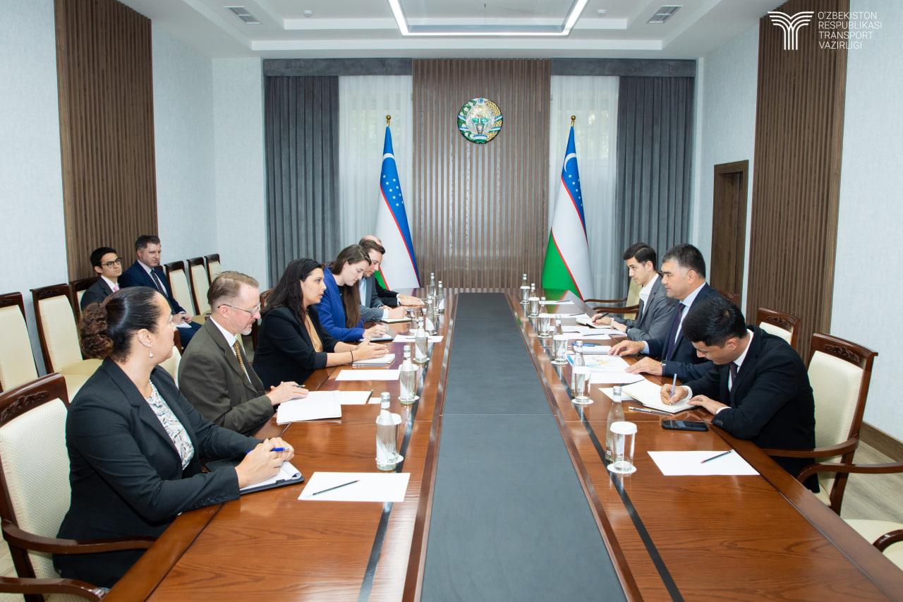 Uzbekistan, US discuss infrastructure projects financing for Middle Corridor