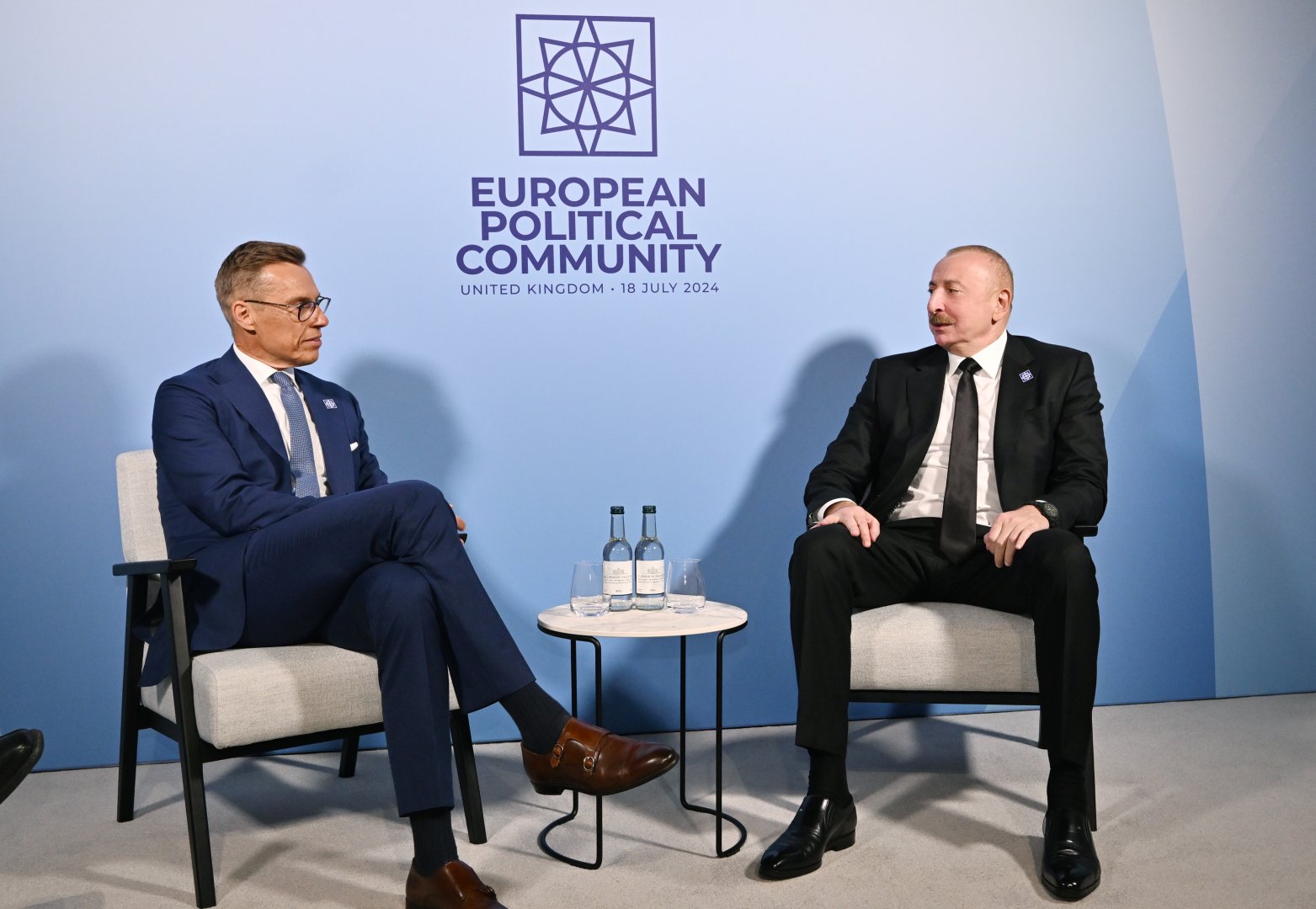 Президент Ильхам Алиев встретился в Оксфорде с Президентом Финляндии Александром Стуббом (ФОТО)