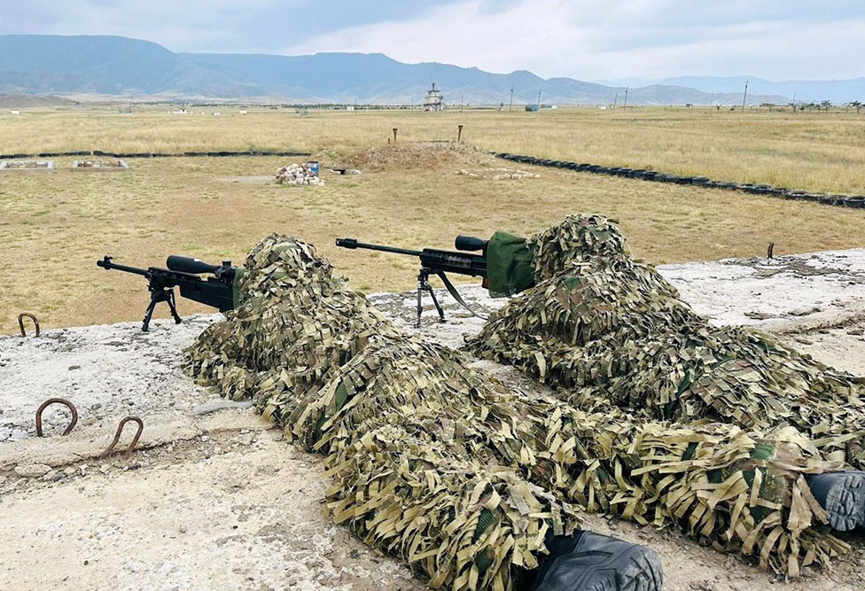 В армии Азербайджана проведен курс по снайперской подготовке (ФОТО)