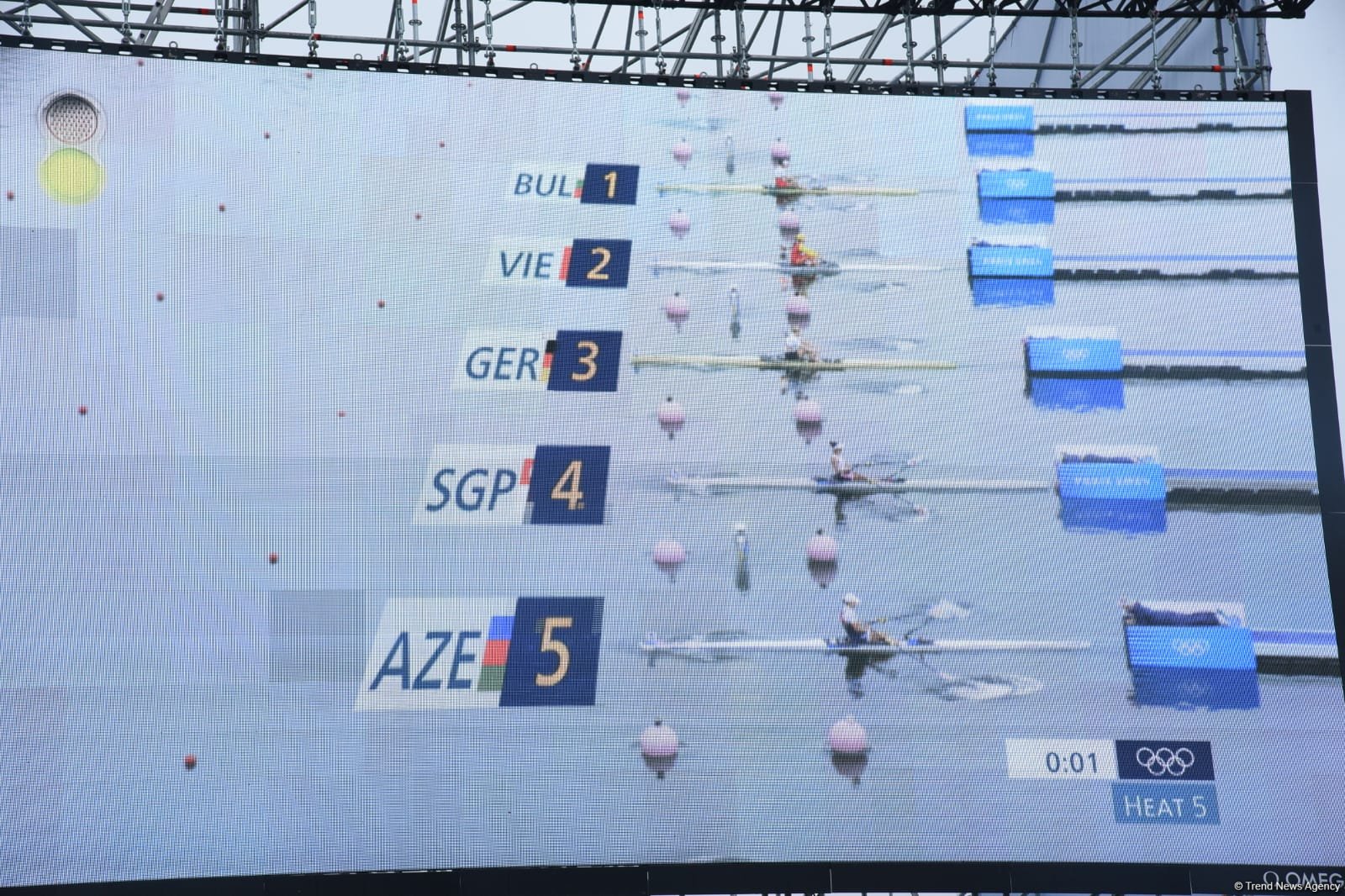 Париж-2024: азербайджанская спортсменка вышла в 1/4 финала соревнований по гребле (ФОТО)