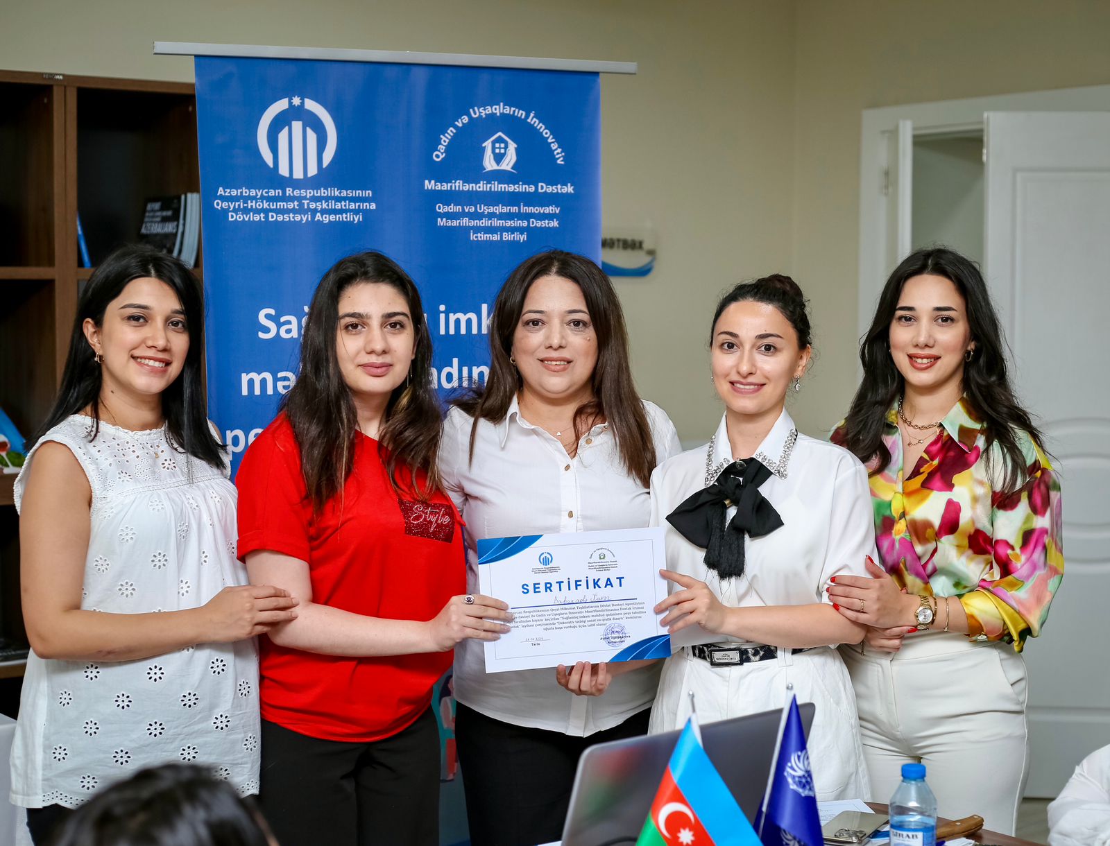 Sağlamlıq məhdudiyyəyli qadınların inkişafı və peşə təhsilinə dəstək layihəsi həyata keçirildi (FOTO)