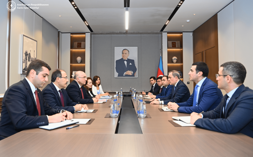 Azerbaijani FM holds talks with Turkish MFA representatives