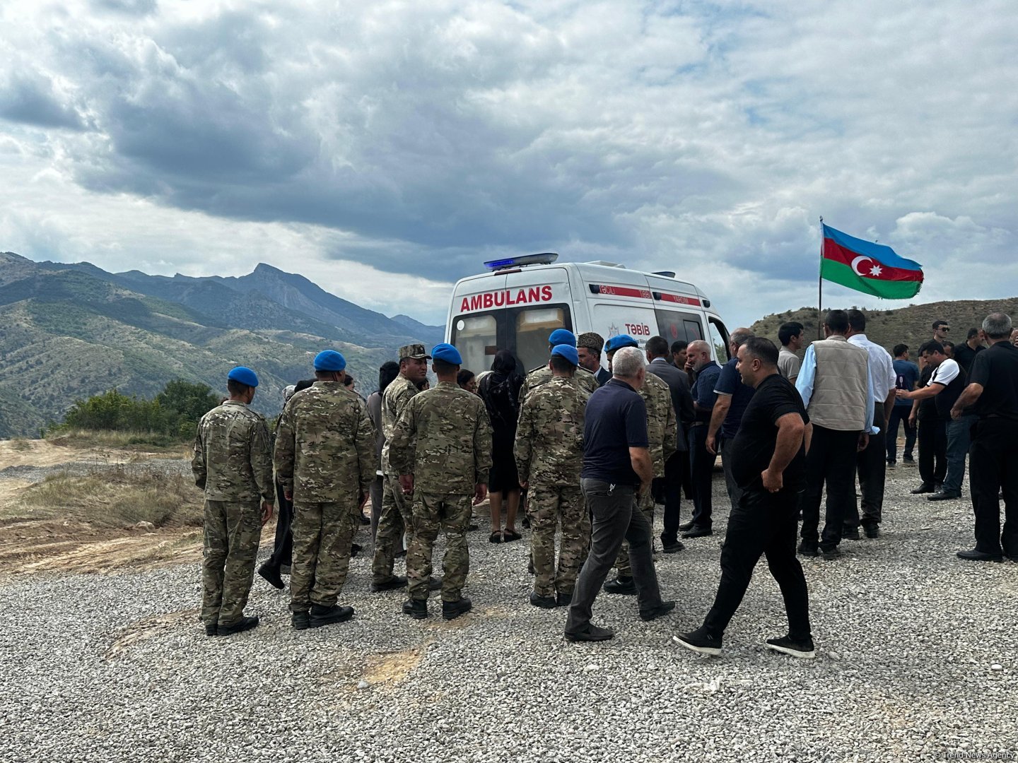 30 ildən sonra nəşi tapılan şəhid Camal Quliyev Laçında torpağa tapşırılıb (FOTO)