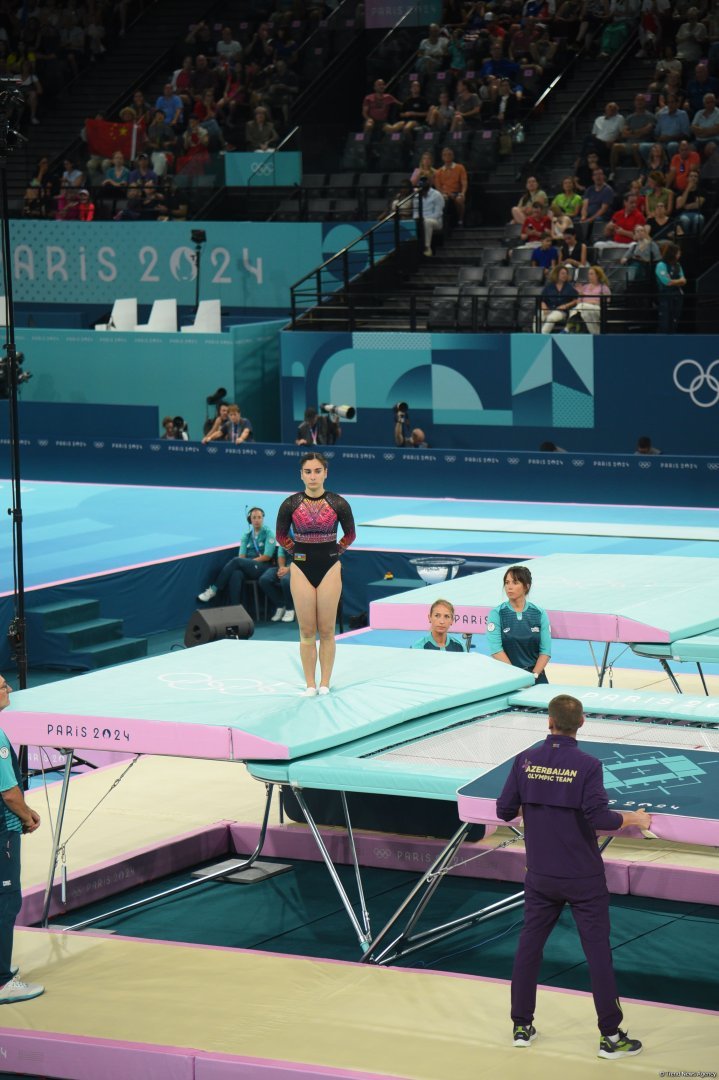 Azerbaijani athlete drops out of trampoline competitions at Olympics