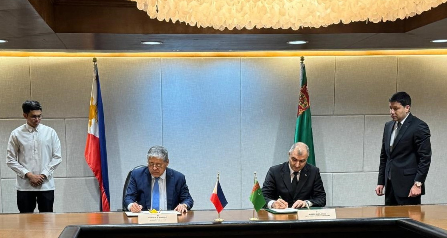 Turkmenistan, Philippines ink MoU on political consultations