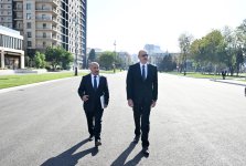 President Ilham Aliyev attends opening of new road at "Javanshir" bridge site (VIDEO/PHOTO)