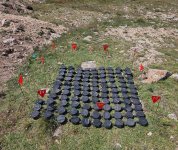 Massive scale anti-personnel mine found in Azerbaijan's Lachin region (PHOTO/VIDEO)