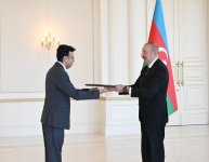 President Ilham Aliyev receives credentials of incoming ambassador of Pakistan to Azerbaijan (PHOTO)