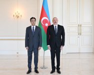 President Ilham Aliyev receives credentials of incoming ambassador of Pakistan to Azerbaijan (PHOTO)