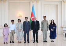 President Ilham Aliyev receives credentials of incoming ambassador of Pakistan to Azerbaijan (PHOTO)