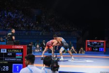 Azerbaijani wrestler Suleymanov advances to Paris 2024 semifinals (VIDEO/PHOTO)