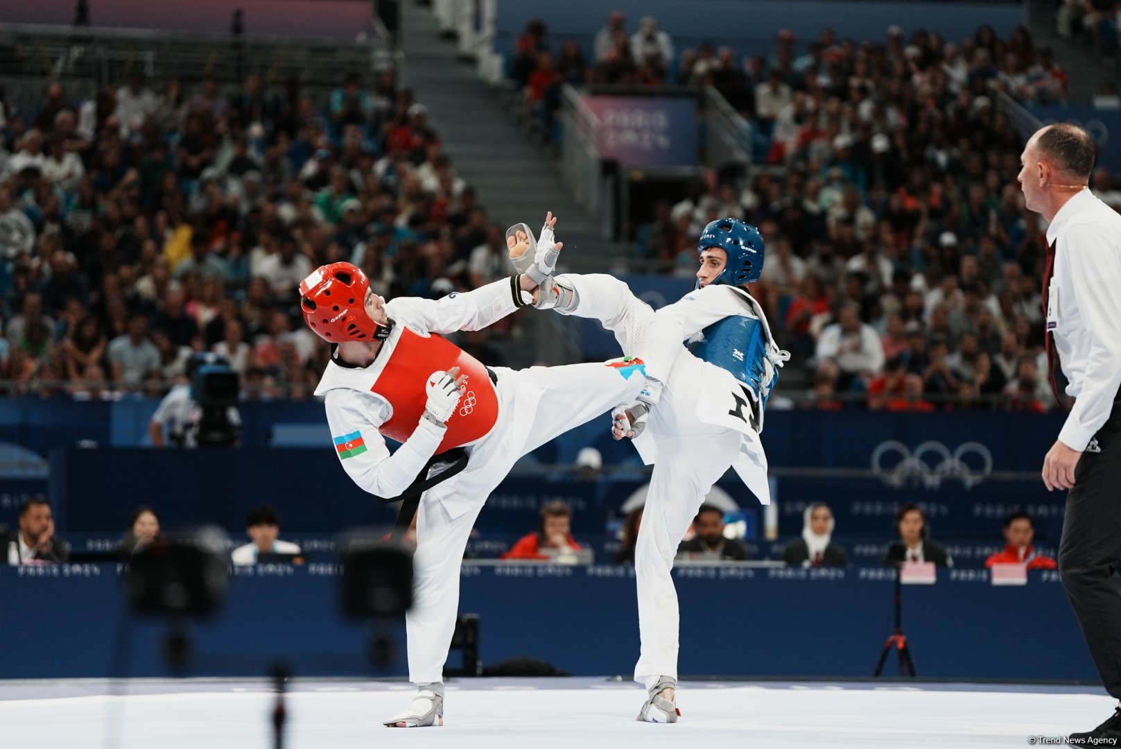 Paris-2024: Azərbaycan taekvondoçusu finalda (YENİLƏNİB) (FOTO)