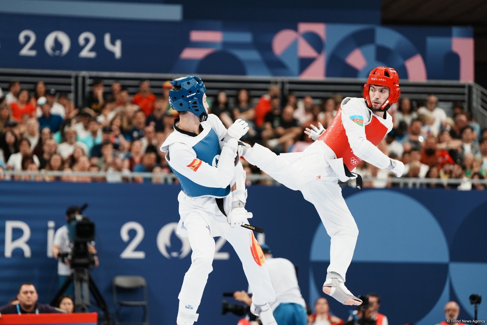 Paris-2024: Azərbaycan taekvondoçusu finalda (YENİLƏNİB) (FOTO)