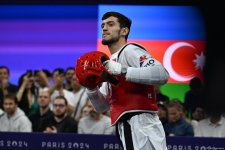 Azerbaijani taekwondoist wins silver medal at Olympic Games (PHOTO)