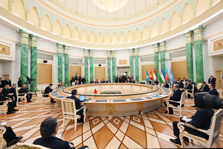 President Ilham Aliyev addresses meeting of Heads of State of Central Asia and Republic of Azerbaijan in Astana (VIDEO/PHOTO)