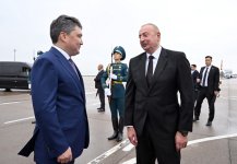 President Ilham Aliyev concludes his visit to Kazakhstan (PHOTO)