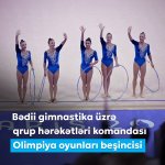 Birinci vitse-prezident Mehriban Əliyeva bədii gimnastika üzrə qrup hərəkətləri komandasını təbrik edib (FOTO)