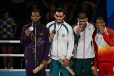 Azerbaijani boxer Alfonso Dominguez wins silver medal at Paris Olympics (PHOTO)