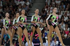 Azerbaijani gymnastics team wraps up group routine final performance at Paris Olympics (PHOTO)