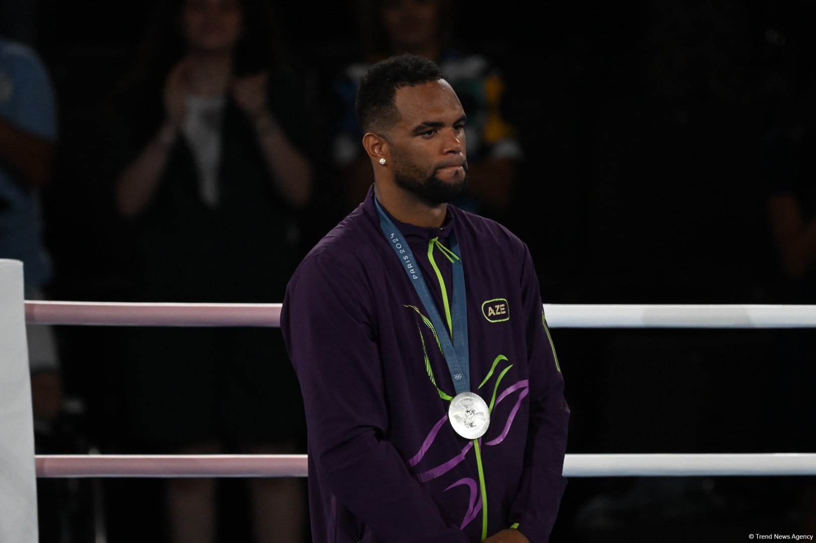 Azerbaijani boxer Alfonso Dominguez wins silver medal at Paris Olympics (PHOTO)