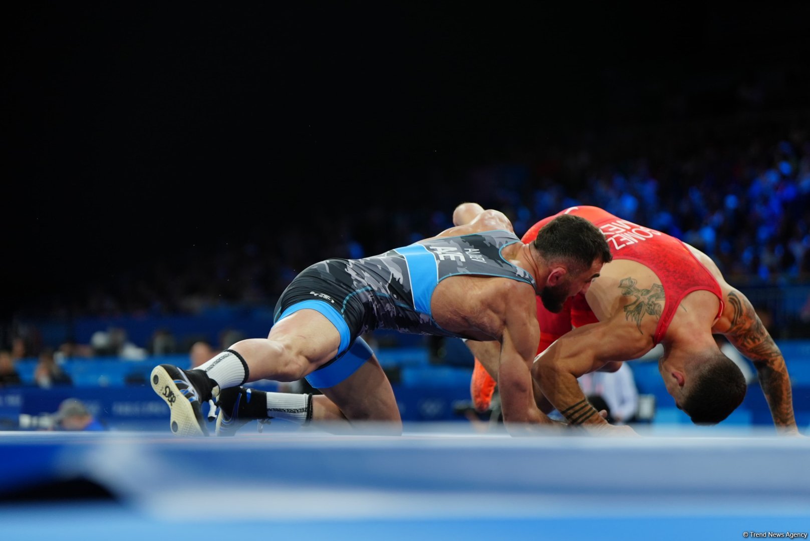 Another Azerbaijani wrestler's Olympic run continues with quarterfinal berth (PHOTO)