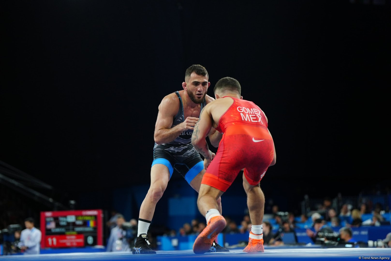 Another Azerbaijani wrestler's Olympic run continues with quarterfinal berth (PHOTO)