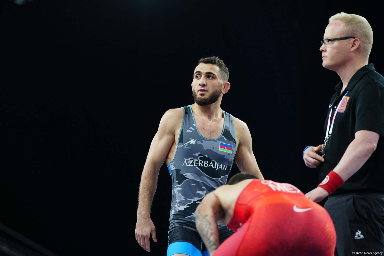 Another Azerbaijani wrestler's Olympic run continues with quarterfinal berth (PHOTO)